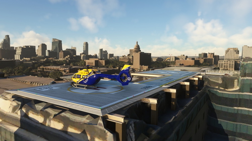 Dell Seton Medical Center at The University of Texas heliport