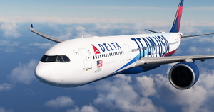 Delta Airlines - N411DX (TEAM USA) HeadWind A330-900neo thumbnail 1