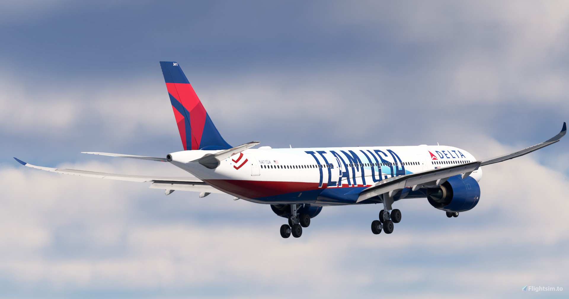 Delta Airlines - N411DX (TEAM USA) HeadWind A330-900neo for