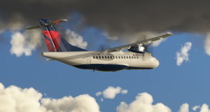 Delta Connection (SkyWest) (Fictional) - Asobo ATR 42 thumbnail 3