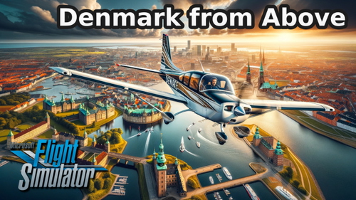 Denmark from Above: A Majestic Flight Adventure from Copenhagen to Esbjerg