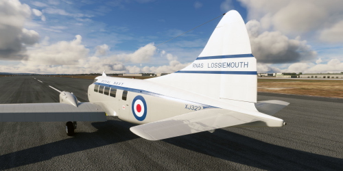 DH-104 Sea Devon C20 XJ322 of Fulmar Flight/Station Flight, RNAS Lossiemouth