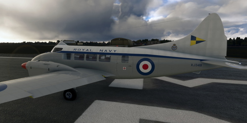 DH-104 Sea Devon C20 XJ348 of 781 NAS at HMS Daedalus