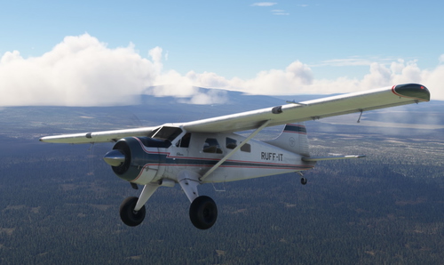 DHC-2 Beaver White Base Frontier Livery Pack  (w/ dynamic reg)