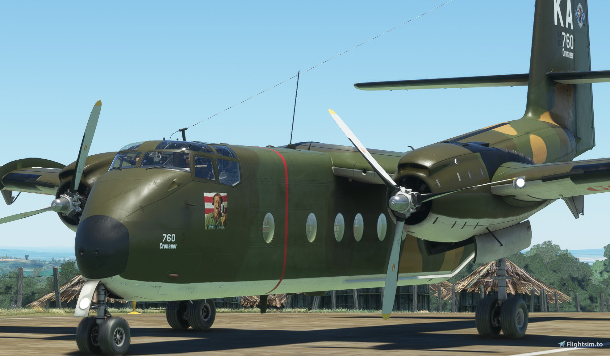 Kit De Détail Empennage Pour Maquette Avion DHC-4 Caribou 1/72 - PlusModel AL7002