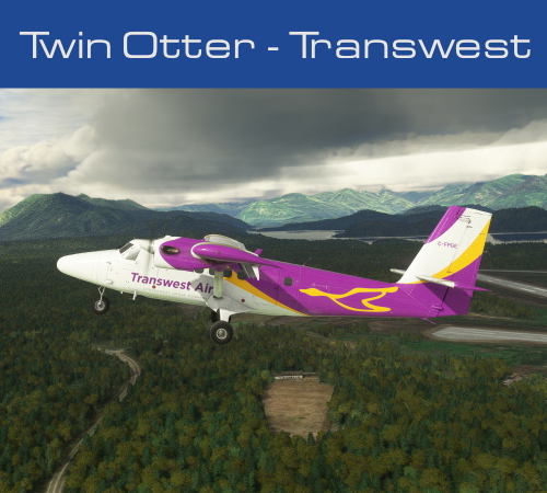 DHC6 Twin Otter Transwest Air
