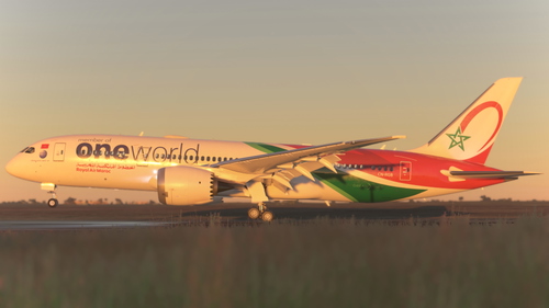 [DIRTY 8K] Royal AirMaroc Dreamliner CN-RGB - (Kuro 787-8 V2)