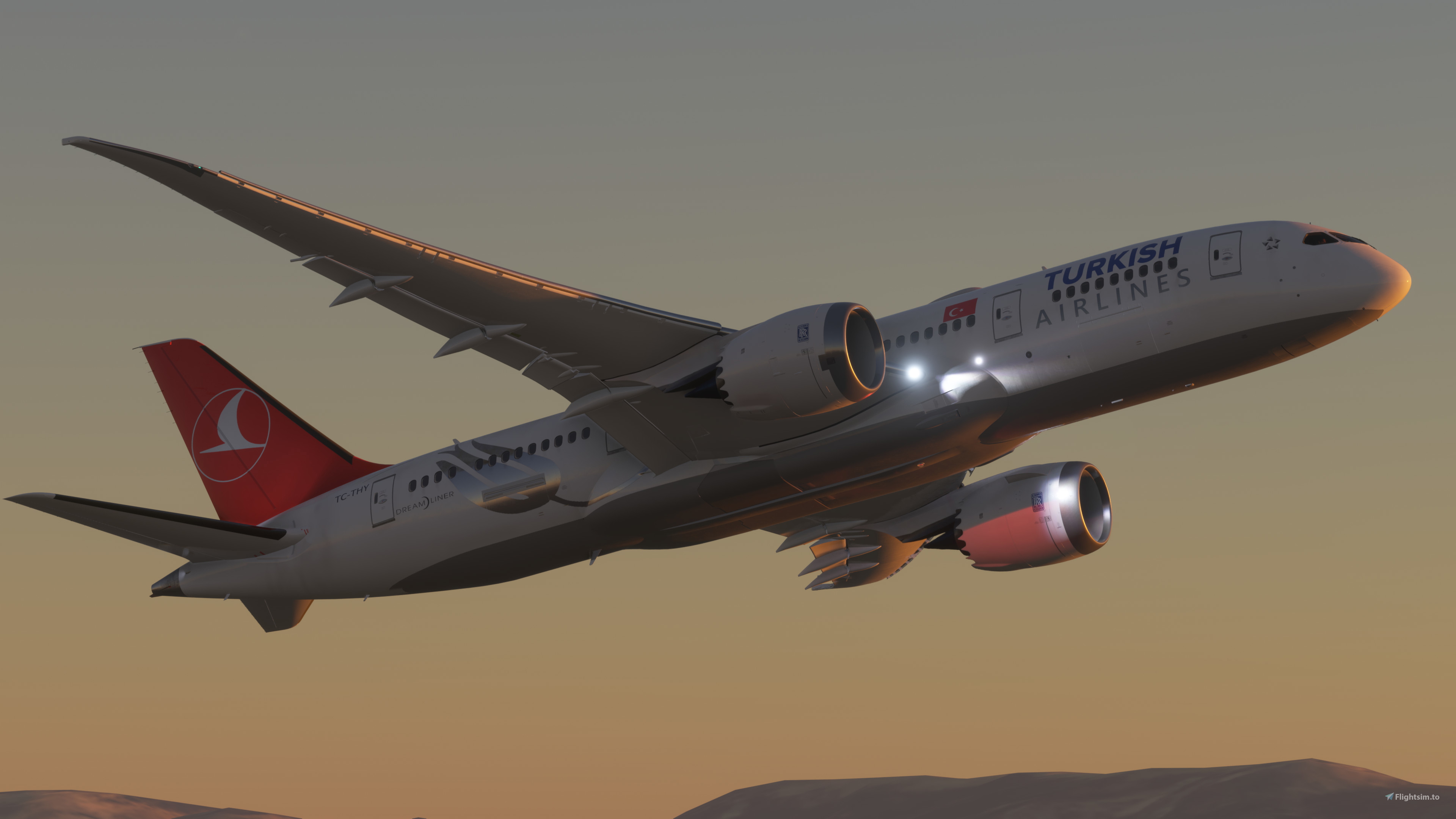 DIRTY 8K] Turkish Airlines Dreamliner - (Kuro 787-8 V2) for