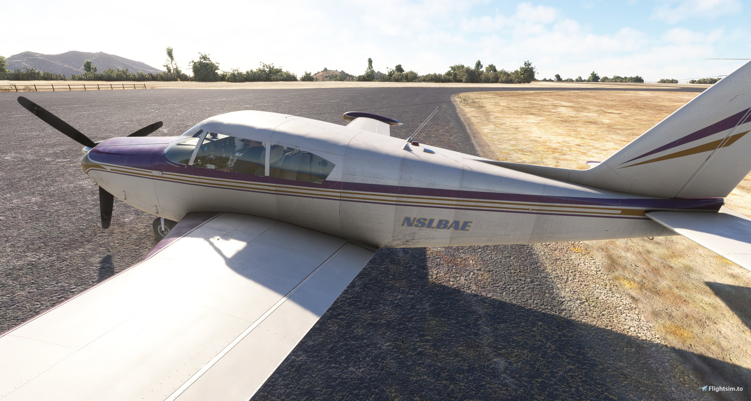 DIRTY A2A Piper PA-24 Comanche G-ARYV Alternate Colors Pack - MSFS Add ...