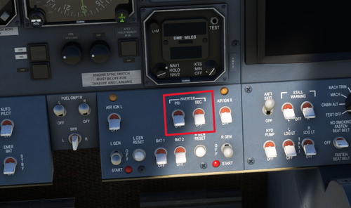 Disable Inverter whine on Learjet 35A