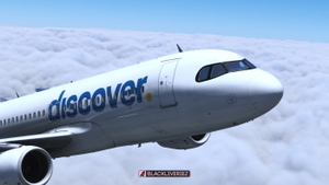 DISCOVER AIRLINES [8K] - FENIX A320 - D-AIUR by BLACKLIVERIEZ thumbnail 2