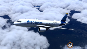 DISCOVER AIRLINES [8K] - FENIX A320 - D-AIUR by BLACKLIVERIEZ thumbnail 1