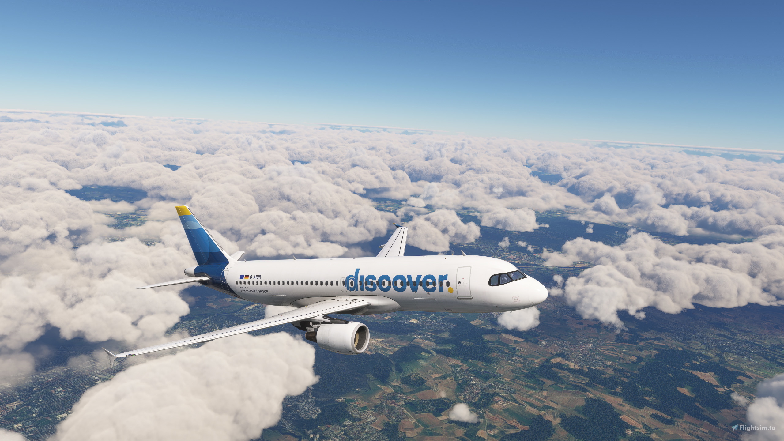 Discover Airlines (former Eurowings Discover) D-AIUR Fenix A320 V2 - Image 1