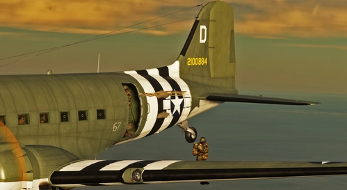 Douglas C-47 - "Band of Brothers D-Day" / USAAF 91st Troop Carrier Squadron
