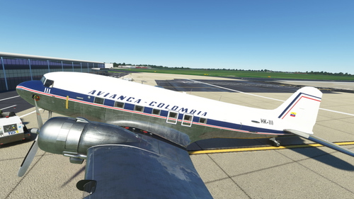 Douglas DC-3 - Avianca Colombia HK-111 x 2 cockpits request