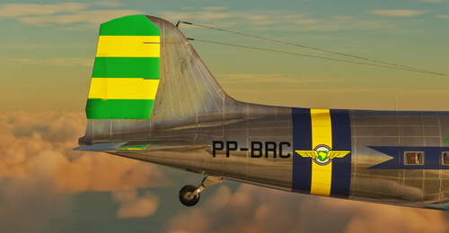 Douglas DC-3 - Linhas Aereas Brasileiras