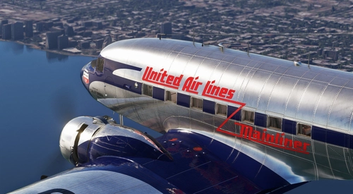 Douglas DC-3 - United Air Lines Mainliner
