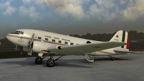 Douglas DC-3 Fuerza Aerea Mexicana FAM_UNO