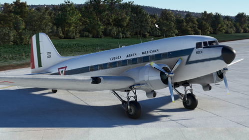 Douglas DC-3 Fuerza Aerea Mexicana TTD6031