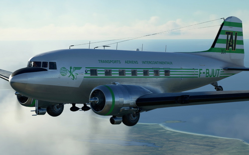 Douglas DC-3 Transports Aériens Internationaux (TAI) F-BJUT