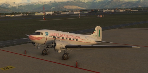 Douglas DC3  I-LEON   Torino Caselle Gatekeeper