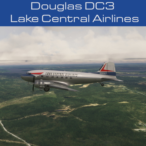 Douglas DC3 Lake Central Airlines