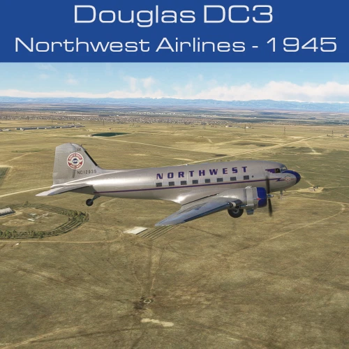 Douglas DC3 Northwest Airlines 1945
