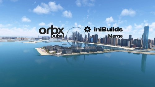 Dubai landmarks merge ORBX + iniBuilds