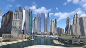 Dubai landmarks merge ORBX + iniBuilds thumbnail 2