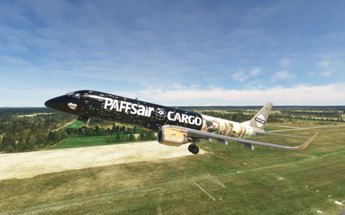 E190F Paffsair Cargo "Berlinki" Livery