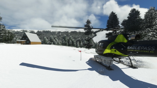C-GSKV Eagle Pass Heli Revelstoke, BC | 4K CowanSim H125