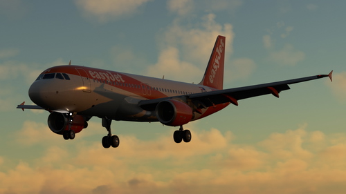 easyJet europe OE-IDS ex  JA816P Y180 with Cabin - Fenix A320 8K