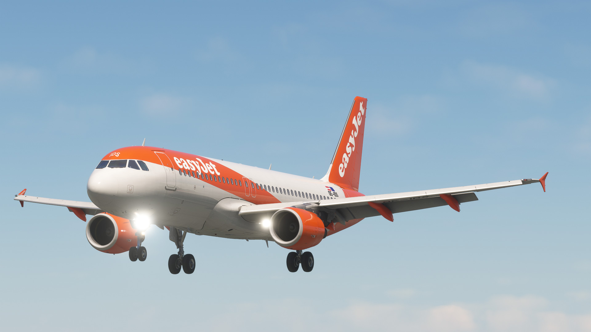 easyJet europe OE-IDS ex JA816P [Y180] w/Cabin - Fenixsim A320 V2