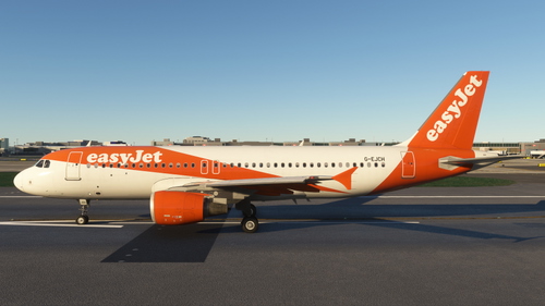 easyJet UK G-EJCH ex OE-IZB Y180 with OLD Cabin - Fenix A320 8K