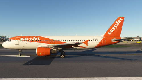 easyJet UK G-EJCI ex OE-IZD Y180 with OLD Cabin - Fenix A320 8K