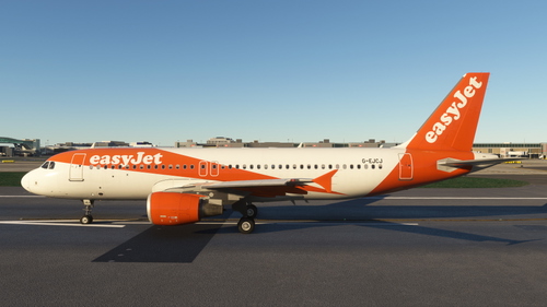 easyJet UK G-EJCJ ex OE-IZE Y180 with OLD Cabin - Fenix A320 8K