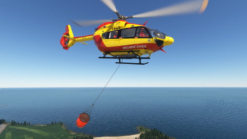 ec145 Securite Civile DRAGON 06 F-ZBPX -FIRE