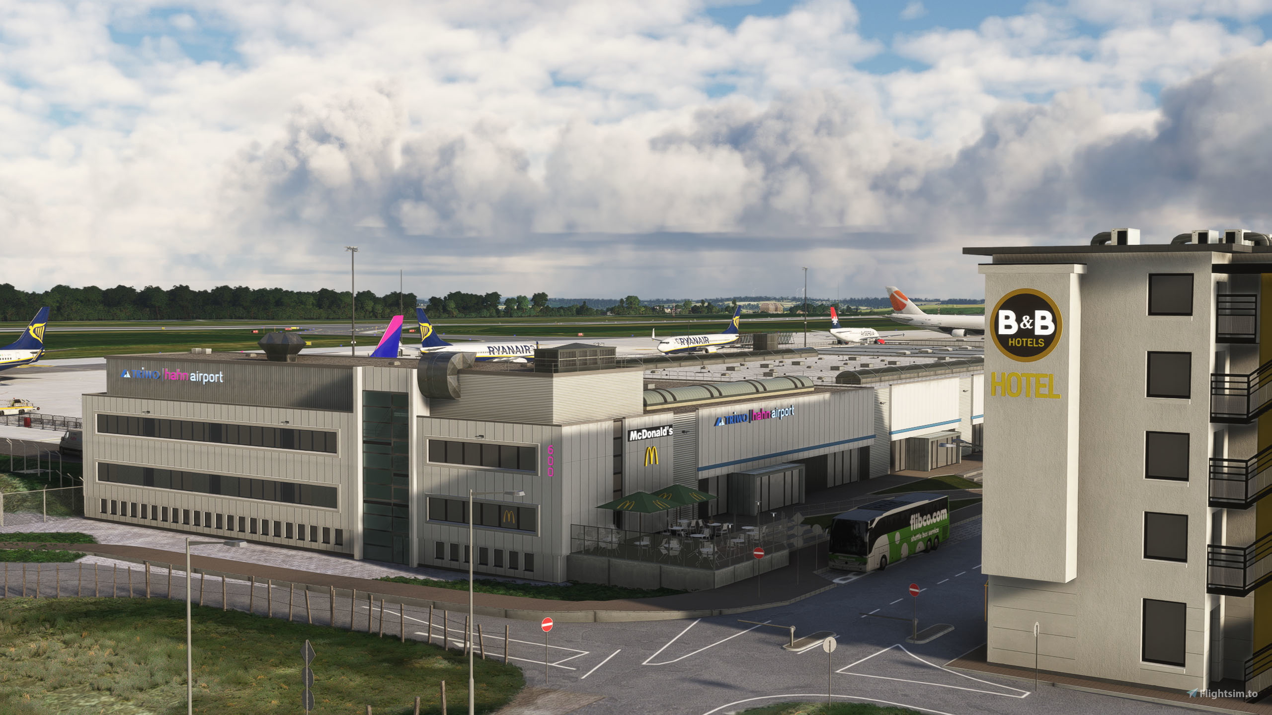M'M Simulations - EDFH - Frankfurt Hahn Airport for Microsoft