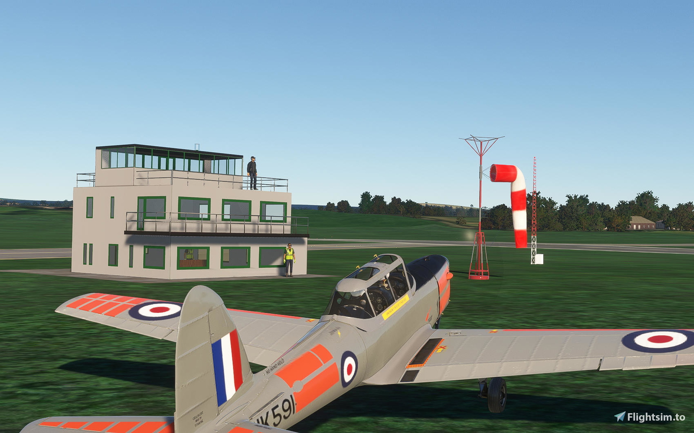 EGAT RAF Tangmere 对于 Microsoft Flight Simulator | MSFS