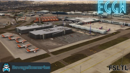 EGGW FSLTL Static Aircraft