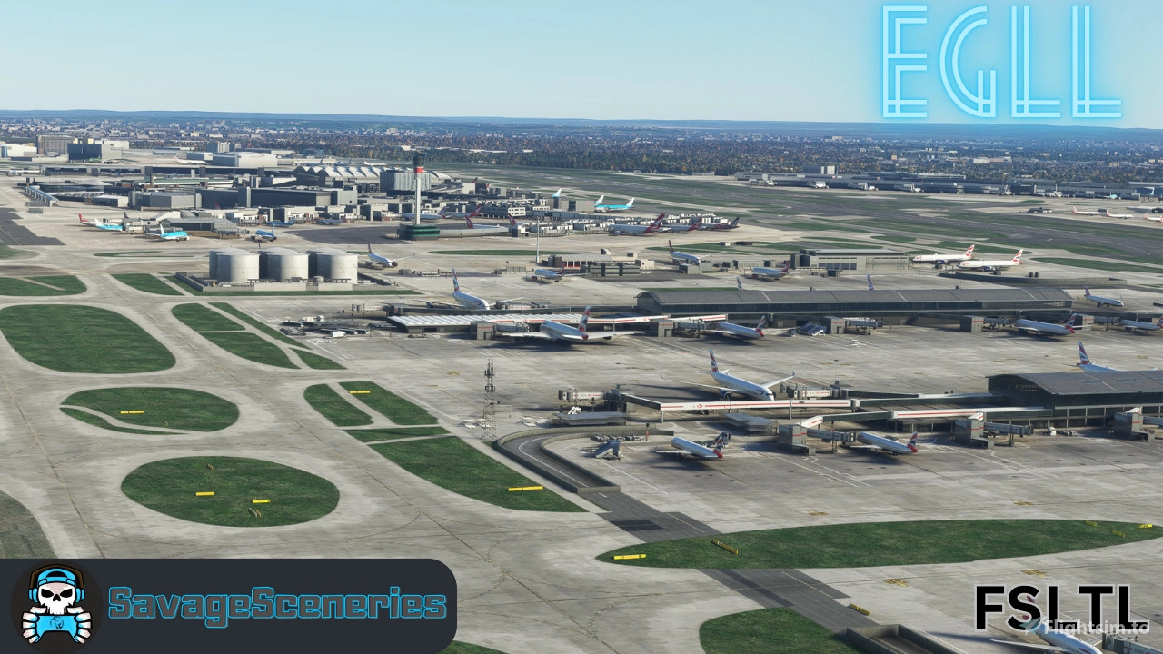 EGLL FSLTL Static Aircraft - Image 1
