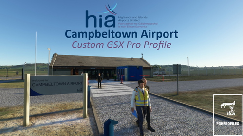 EGEC (Campbeltown Airport, Scotland) GSX Profile - (ScotFlight freeware)