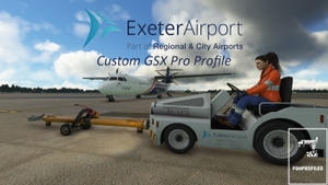 EGTE (Exeter Airport, England) GSX Profile - (superspud freeware) thumbnail 1