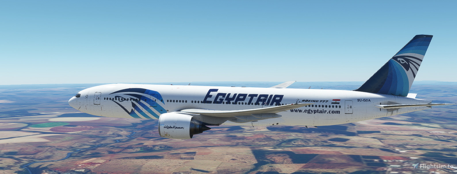 EGYPTAIR 777-200 for Microsoft Flight Simulator | MSFS