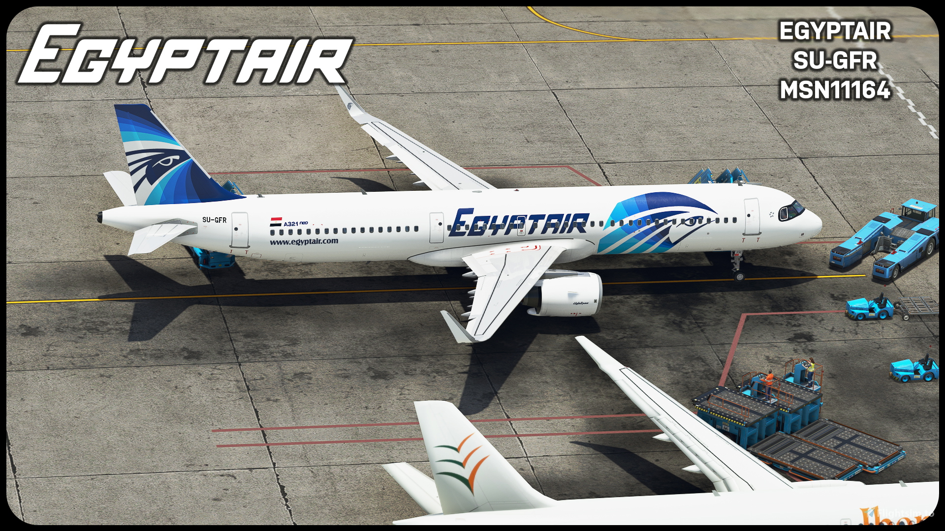 Egyptair A321NEO LR SU-GFR (8K) for Microsoft Flight