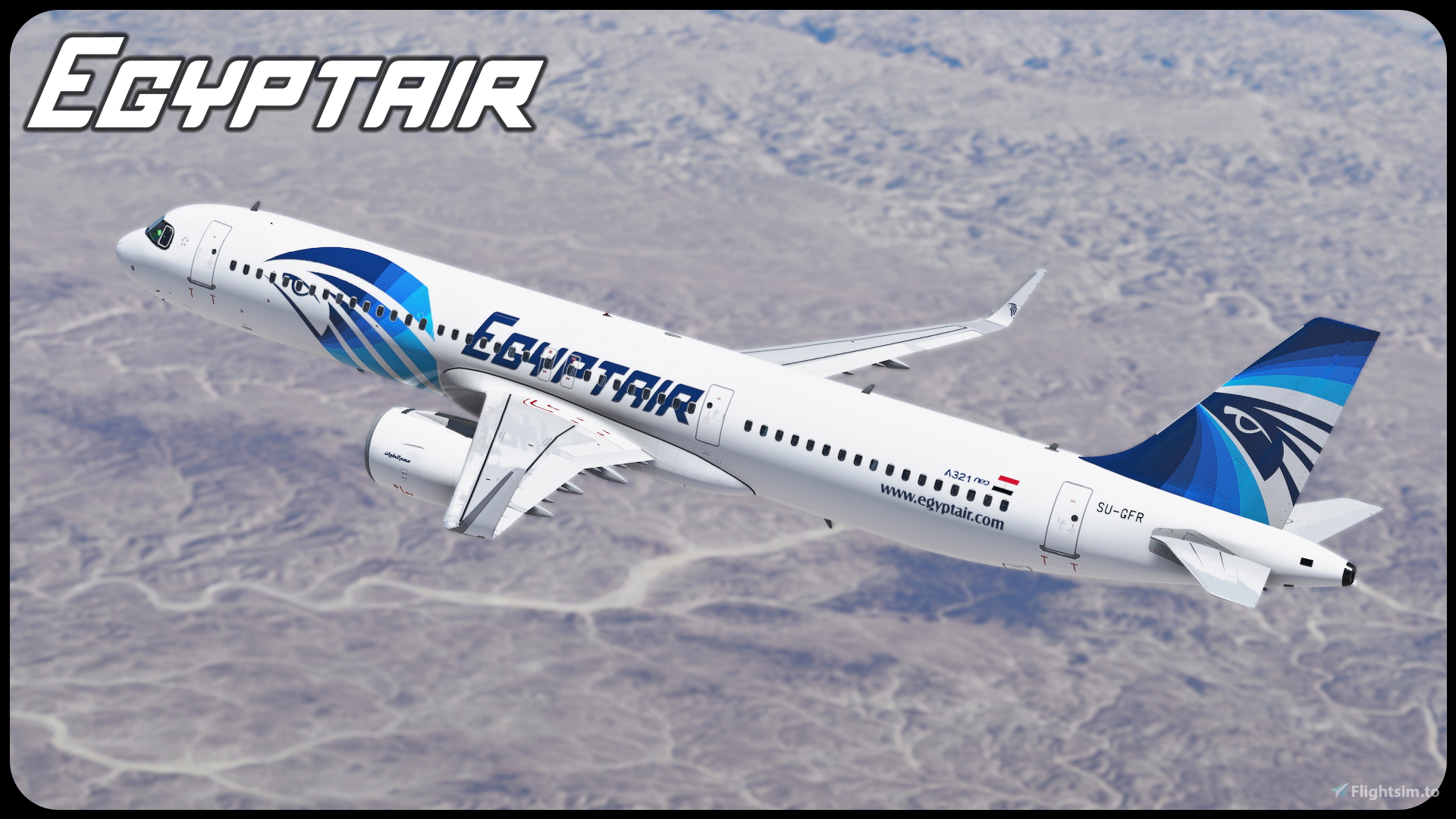 Egyptair A321NEO LR SU-GFR (8K) for Microsoft Flight