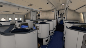 Egyptair B777-300ER SU-GDN GDO GDP + Cabin | PMDG 777-300ER thumbnail 5