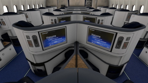 Egyptair B777-300ER SU-GDN GDO GDP + Cabin | PMDG 777-300ER thumbnail 7