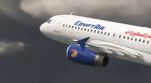 Egyptair old livery  A320 SU-GCA IAE + Cabin (8K+4K)| Fenix A320 V2B2
