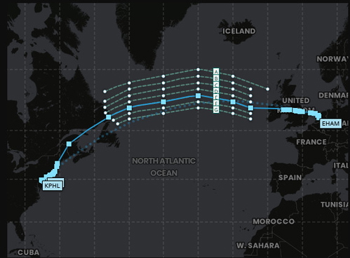 EHAM-KJFK Flight Plan B78X